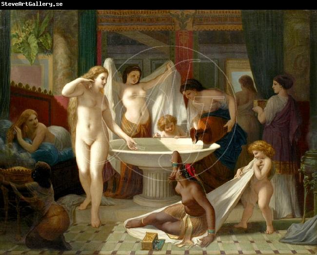 Henri-Pierre Picou Young women bathing